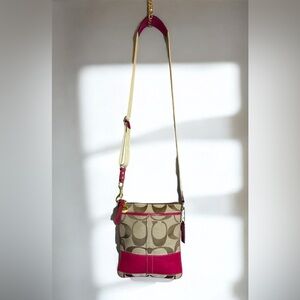 Coach Signature Canvas Crossbody Bag